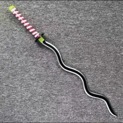 鬼滅之刃 伊黑小芭內 Cosplay 日輪刀 木製 Cosplay 蛇柱 104cm