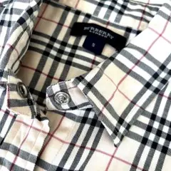 Burberry 半袖シャツ ノバチェック柄　S 袖2通り長さ調整　ベージュのサムネイル
