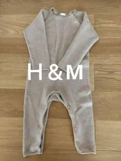 H&M オーガニックコットン ベージュ12-18M