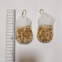 Luck cat 肉球 マスコット 2個セット
