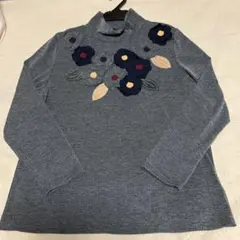 新品未使用　グレー　カットソー　LL