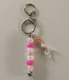 水引　キーホルダー(ピンク)
