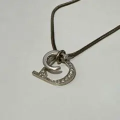 た*や様 【北5969】Dior Dロゴ ネックレス シルバーカラー - メルカリ