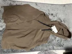 ブラウン フード付き マウンテンパーカー