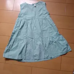 Samansa Mos2 ミントグリーン ノースリーブ ワンピース