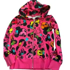 ディズニー パーカー ピンク ミニーちゃんパーカー　M