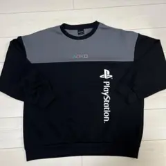 PlayStation スウェット XL 黒/グレー