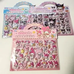 マイメロ、クロミ立体シールセット