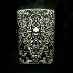 真鍮スカル アーマー ZIPPO - メルカリ