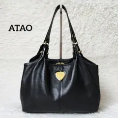 《良品》ATAO アタオ アンディ レザー トートバッグ ブラック