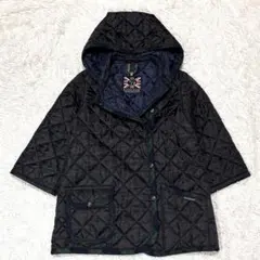 極美品 ラベンハム アースミュージックエコロジー キルティング コート 七分袖