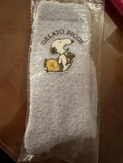 GELATO PIQUE スヌーピー フリースソックス ブルー