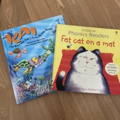 英語絵本 2冊セット Kai / Fat cat on a mat