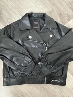 JENNI love フェイクレザー ライダースジャケット