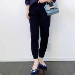 UNIQLO ユニクロ　ドレープジョガーパンツ　ブラック　黒　S レディース