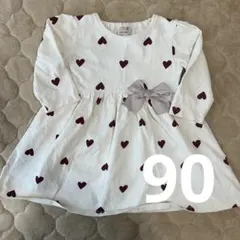 プティマイン　ハート　ワンピース　90＊