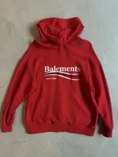Balements 赤 パーカー フーディ made in Italyのサムネイル
