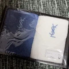 YSL タオルセット ネイビー ホワイト