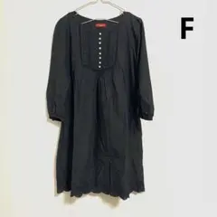 earth music＆ecology 裾スカラップブラウス　チュニック