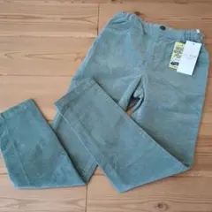【新品未使用タグ付き】オリーブグリーン コーデュロイ ストレッチパンツ