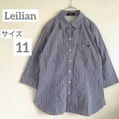 上質✨Leilian スイスコットン ドット柄ブラウス 上品 レトロ reco社 
