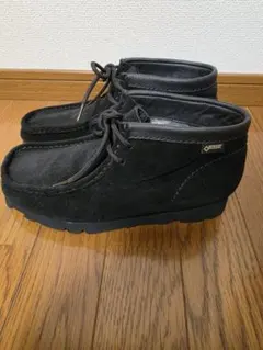 希少 クラークス ビームス別注 ワラビーブーツ 27.5 GTX ネイビー 防水