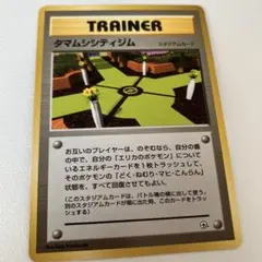 タマムシシティジム ◆ ジム拡張第1弾 リーダーズスタジアム　マークなし