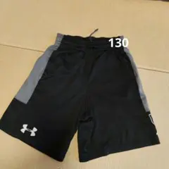 Under Armour ハーフパンツ 黒/グレー130
