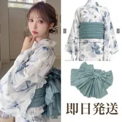 GRL [fy027] 水彩花柄浴衣セット2WAY セパレート ショート - メルカリ