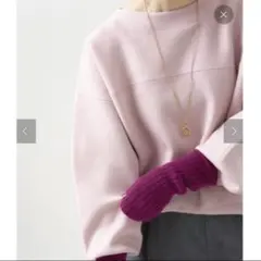 IENA Johnstons/ジョンストンズ　カシミヤリブリストウォーマー