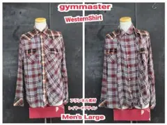 gym master ウエスタンシャツ ジムマスター フランネルシャツ