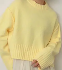 grlクルーネックリブ