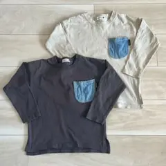 【美品】ブランシェス 長袖カットソー 2枚セット 110cm