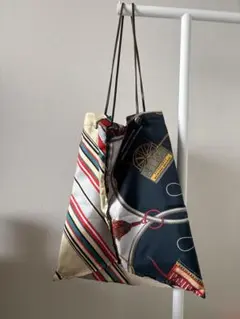 manipuri スカーフ地ショルダーバッグ