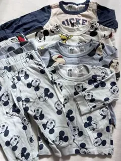 【62cm】H&M ミッキーマウス柄 ベビー服 セットアップ4点