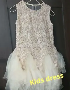 フォーマルドレス 100cm ピンク 花柄刺繍