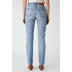 moussy PLAIN JEANS STRAIGHT SLIMライトブルーのサムネイル