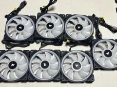 CORSAIR RGBファン 120mm 7個セット