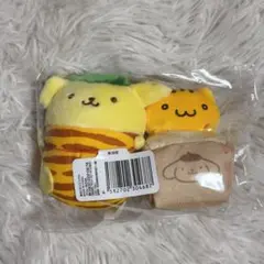 ポムポムプリン おにはそと！ マスコット 2種　ぬいぐるみ　ストラップ