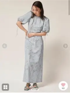 フラワージャガードワンピース今期新作新品未使用