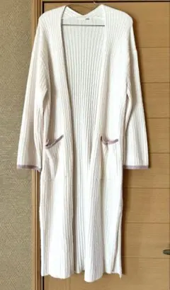 ジェラートピケ ロングカーディガン