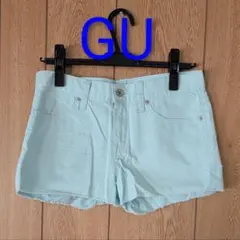 GU ミントグリーン ショートパンツ Mサイズ　美品