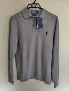 Polo by Ralph Lauren グレー長袖 ポロシャツ M