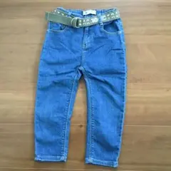 ZARA kids ベルト付テーパードデニム110