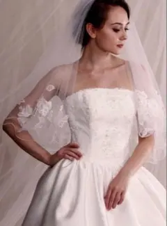 【ビビ様専用】桂由美ロングベール　YM-29K 2段 ドレス ベール