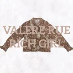 【美品】 VALERE RUE リッチガール　ブラウス　花柄のサムネイル