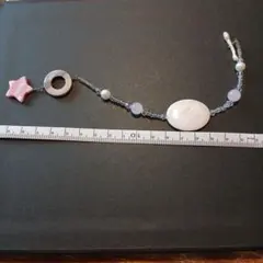 天然石パールシェルブレスレット