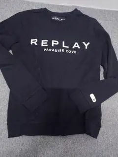 REPLAY スウェット トレーナー ブラック Lサイズのサムネイル