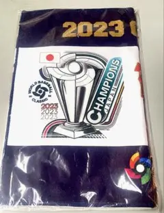 新品未使用 16 大谷翔平 2023 WBC優勝記念 フェイスタオルのサムネイル