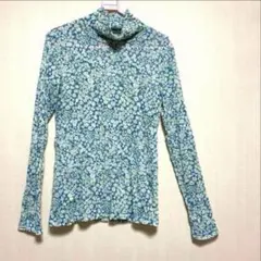 ファーストベル 花柄薄手カットソー　M〜Lサイズおしゃれシニア